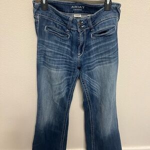 Ariat Blue Boot Cut Jeans with Vintage Wash